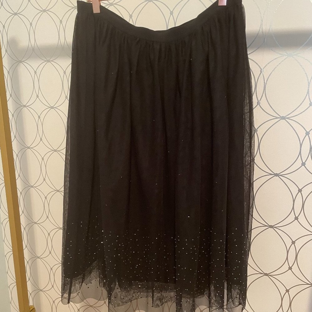 a new day Black A-Line Skirt